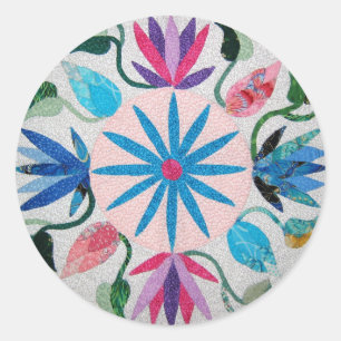Stollig Quilt Stickers! Runt Klistermärke