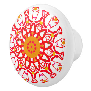 Stollig Retro Ceramic Drage Knopp