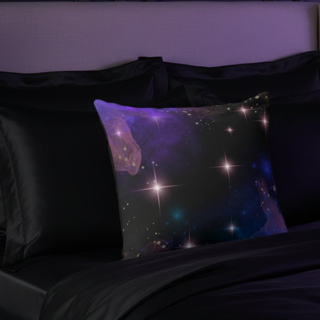 Stollig Watercolor Celestial Scene Kudde (Skapare uppladdad)
