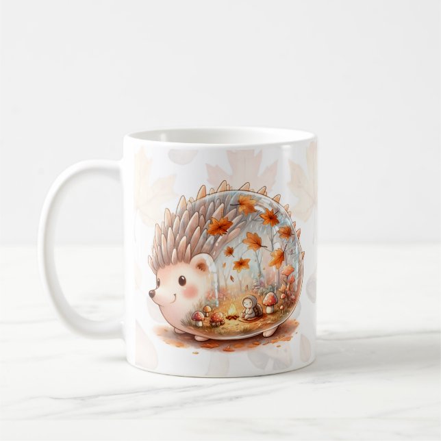 Stollig Wilderness Critters - Hedgehog - Kaffemugg (Vänster)