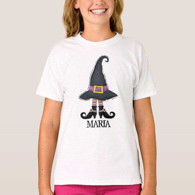 Stollig Witch Shoes and Hat T Shirt (Framsida)