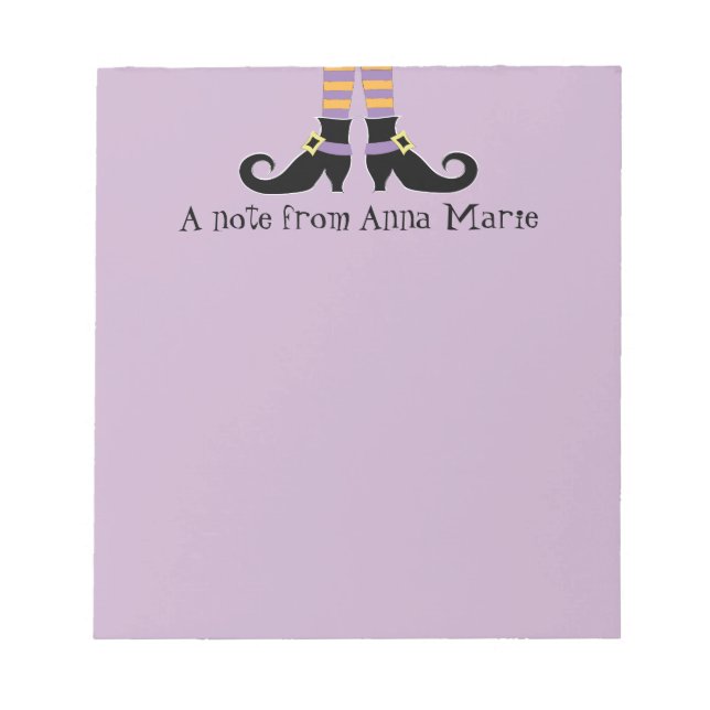 Stollig Witch skor Anteckningsblock (Framsida)