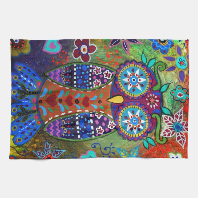 stolliguggla kökshandduk (Horisontell)