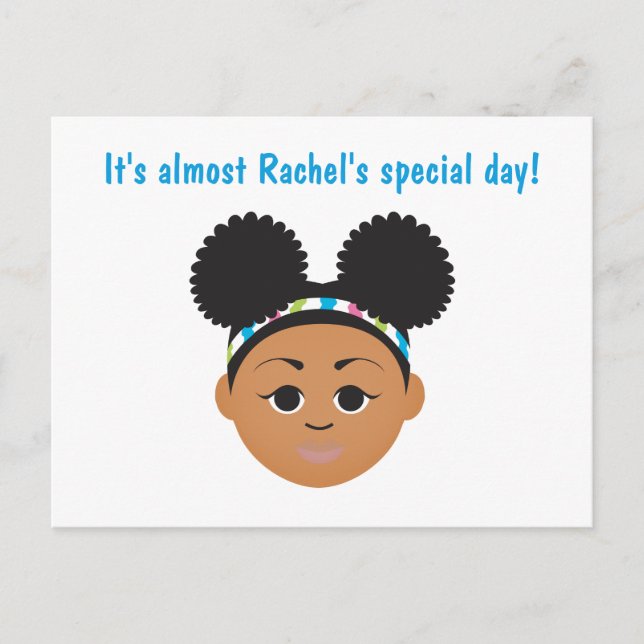 #Stolt2BAnvändMig Födelsedagsinbjudan Postkort Vykort (Framsida)