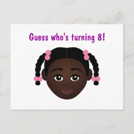 #Stolt2BnaturalMe Välj-Mitt-Hudfärg Födelsedag Vykort