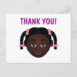 #Stolt2BNaturalMe Välj-Mitt-Hudfärg Tack Vykort