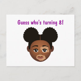 #Stolt2BNaturligJag Välj-Min-Hudfärg Födelsedag Vykort