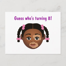 #Stolt2BNaturligJag Välj-Mitt-Hudfärg Födelsedag Vykort