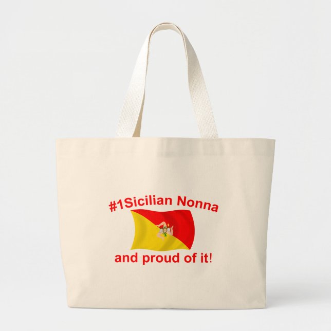 Stolt #1 Sicilian Nonna Jumbo Tygkasse (Framsidan)