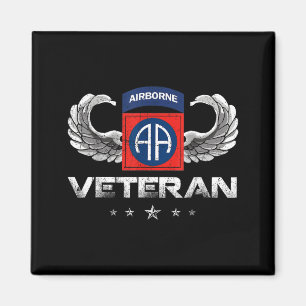 Stolt 82nd Airborne Division Fallskärmsjägare Vete Magnet
