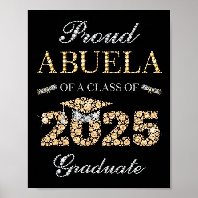 stolt Abuela av ett högsta betyg på 2025 Student Poster (Framsidan)