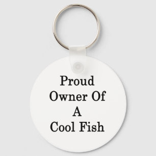 stolt ägare av en Coola fisk Nyckelring