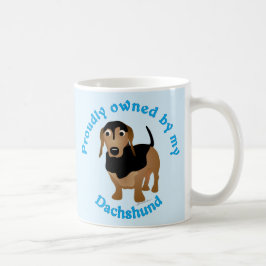 stolt ägare av min Dachshund Kaffemugg