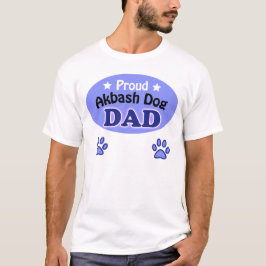 Stolt Akbash Hund Pappa Tee Shirt
