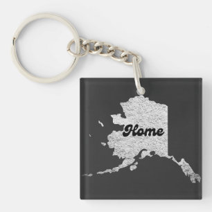 stolt Alask State Home Karta Outline Rocky Karta A