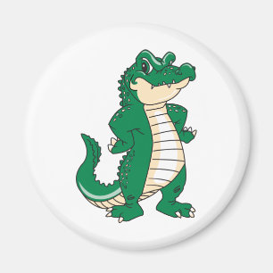 Stolt alligator magnet