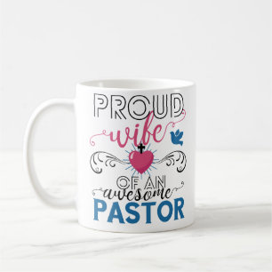 Stolt älska frumugg för rolig kristen pastor kaffemugg