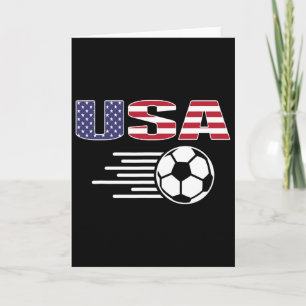 Stolt Amerika Fotboll Fans Tröja - Usa Flagga Fotb Kort