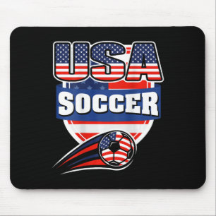 Stolt Amerika Fotboll Fans Tröja - Usa Flagga Fotb Musmatta