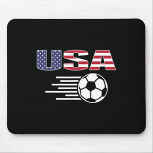 Stolt Amerika Fotbollsfans Jersey - Usa Flagga Fot Musmatta