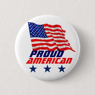 Stolt amerikan knapp