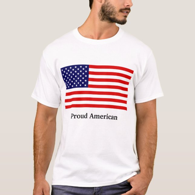 Stolt amerikan tee (Framsida)