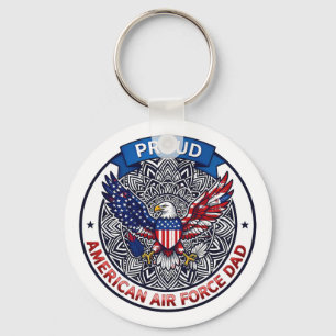 Stolt amerikansk Air Force pappa Nyckelring
