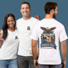 Stolt amerikansk arbetardag Eagle Shirt T