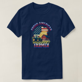 Stolt amerikansk bonde t shirt