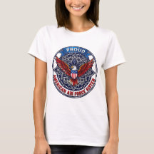Stolt Amerikansk Flygvapen Syster T-Shirt