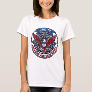 Stolt Amerikansk Flygvapen Syster T-Shirt