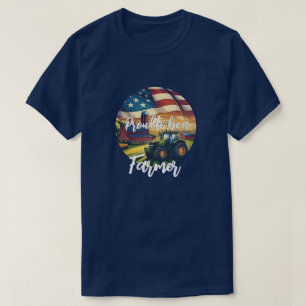 Stolt amerikansk jordbrukare t shirt