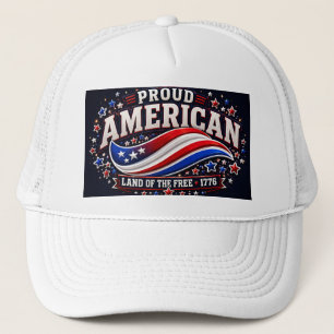 Stolt amerikansk patriotisk skjorta – De frias lan Keps