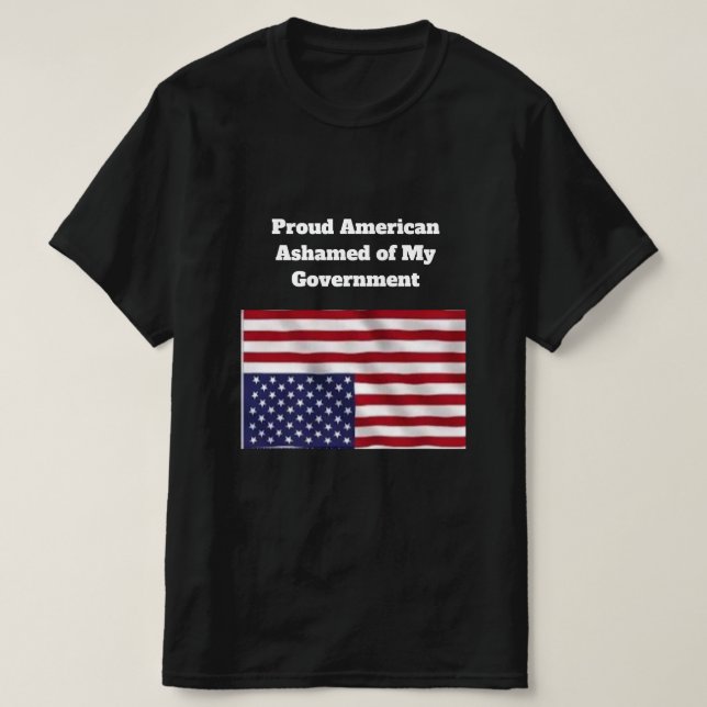 Stolt Amerikansk T-Shirt (Design framsida)