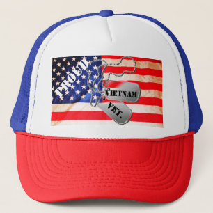 STOLT AMERIKANVIETNAM VETERAN KEPS
