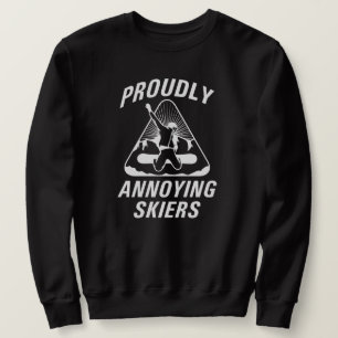 stolt Annoying Skiers Lång Ärmad Tröja