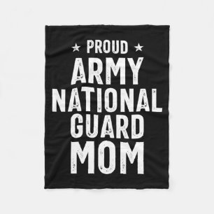 Stolt armé national guard mamma minnesdag Stolt a Fleecefilt