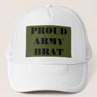 Stolt armé unge hatt