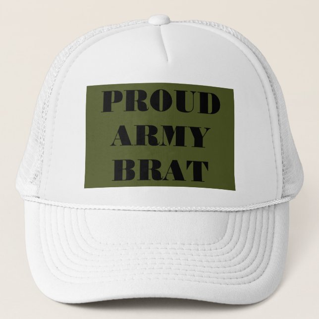 Stolt armé unge hatt keps (Framsida)