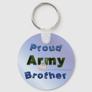 Stolt armébroder Keychain Nyckelring