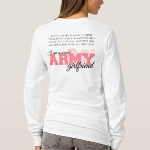 Stolt arméflickvän t-shirt