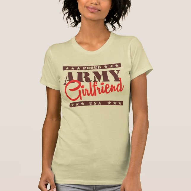 Stolt arméflickvän tee (Framsida)