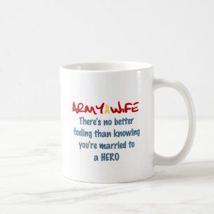 Stolt arméfru kaffemugg