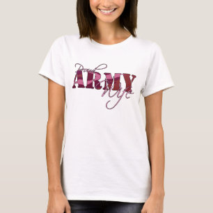 Stolt arméfru t-shirt