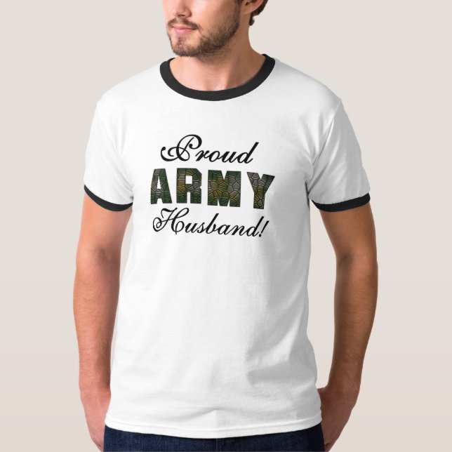 Stolt armémakeTshirts och gåvor Tee Shirt (Framsida)
