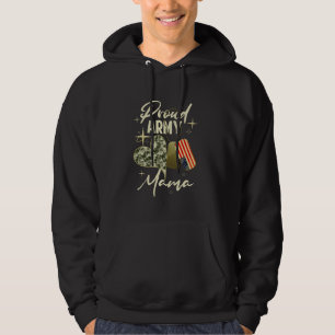 Stolt armémamma kamouflage mors dag hundhalsband U Hoodie