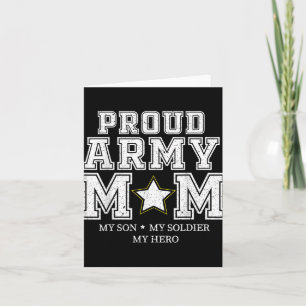Stolt armémamma Min son, Min soldat, Min hjälte Ve Kort