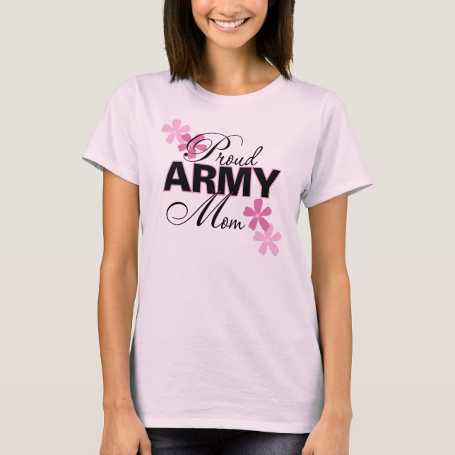Stolt armémamma t-shirt (Framsida)