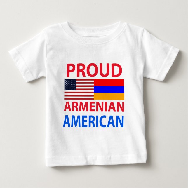 Stolt armenisk amerikan tee shirt (Framsida)