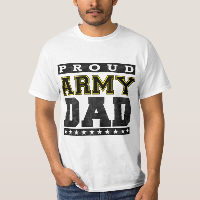 Stolt armépappa t shirt (Framsida)